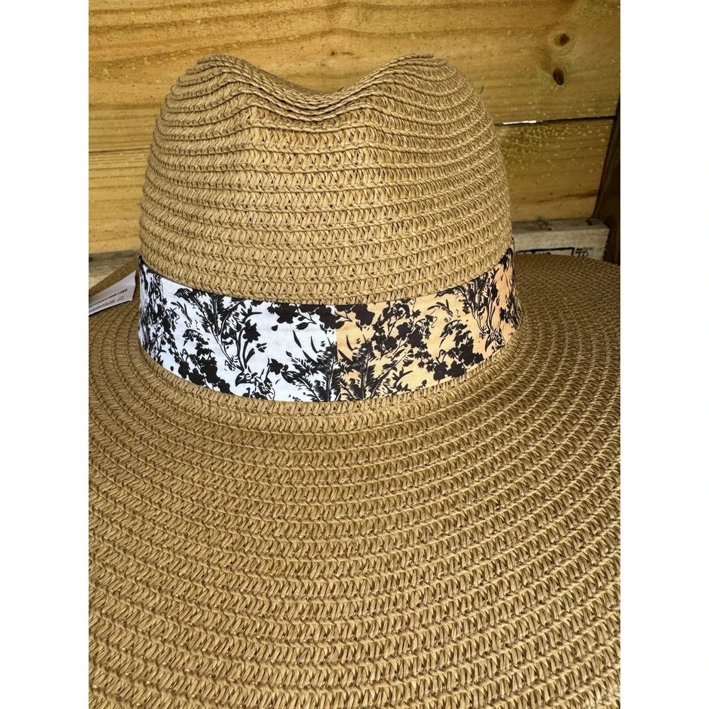 Marcus Adler New York One Size 100%‎ Paper Hat Summer Beach Beige